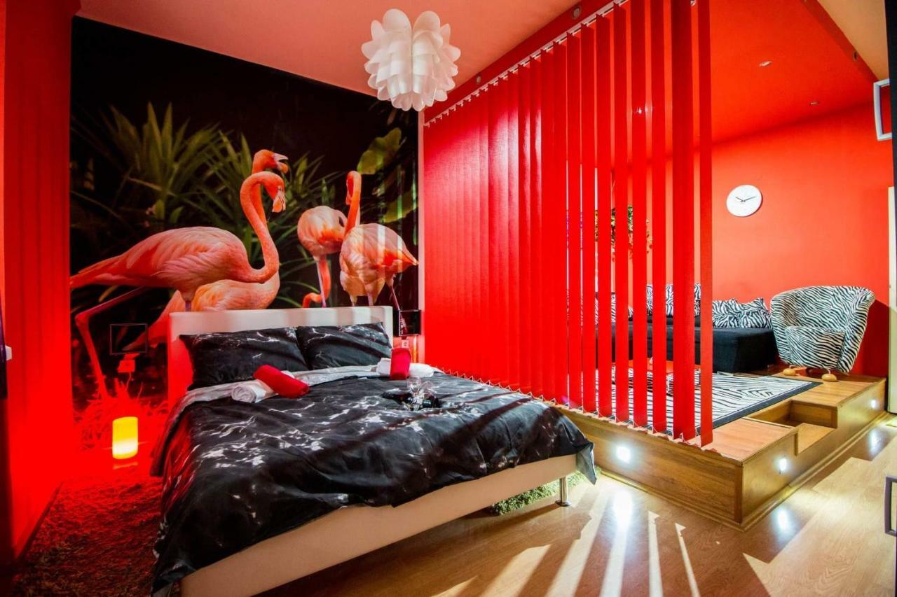 Flamingos Apartman & Fitness Centar Osijek - Blizina Bolnice Kbc Osijek Ngoại thất bức ảnh